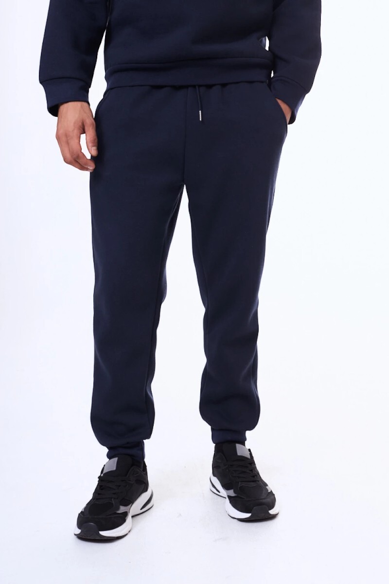 Pantalon de felpa Campana Azul