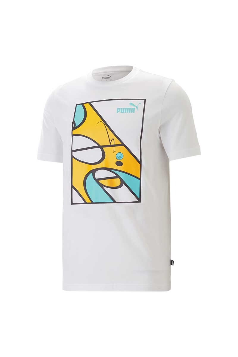 BUZO PUMA MC GRAPHICS COURT TEE Blanco
