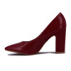 Vizzano Zapato Casual Taco Cuadrado Punta Fina Cereza