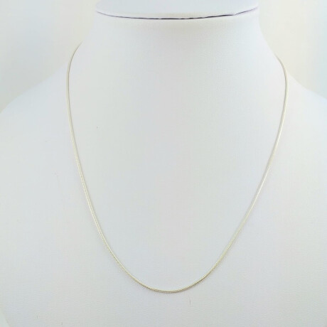 Cadena de Plata 925 Tejido Cola de Ratón Espesor 1 mm