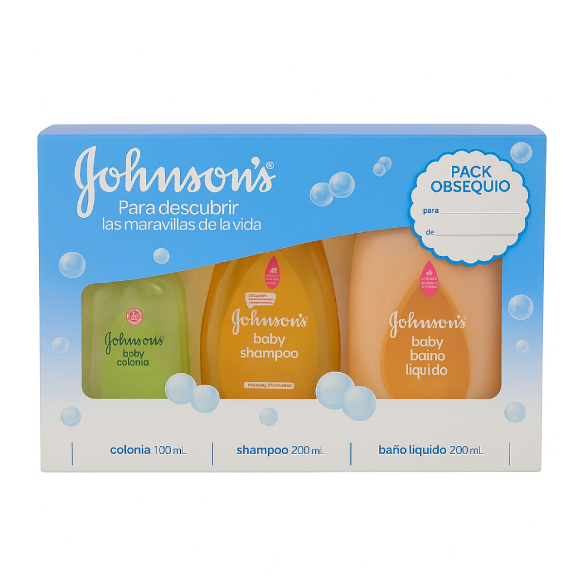 Pack Shampoo Johnson's Baby 3 Unidades 