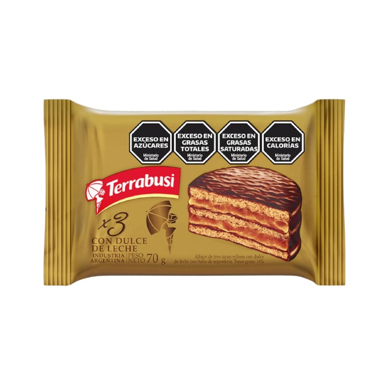 Terrabusi Alfajor Triple 70g Terrabusi Alfajor Triple 70g