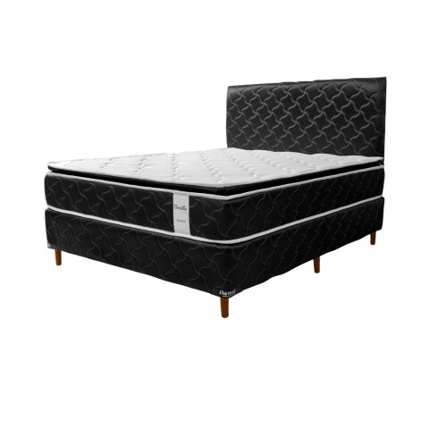 Sommier Parana Smile Pillow Top 140x190 cm (Base + Colchón + Cabecera) Sommier Parana Smile Pillow Top 140x190 cm (Base + Colchón + Cabecera)