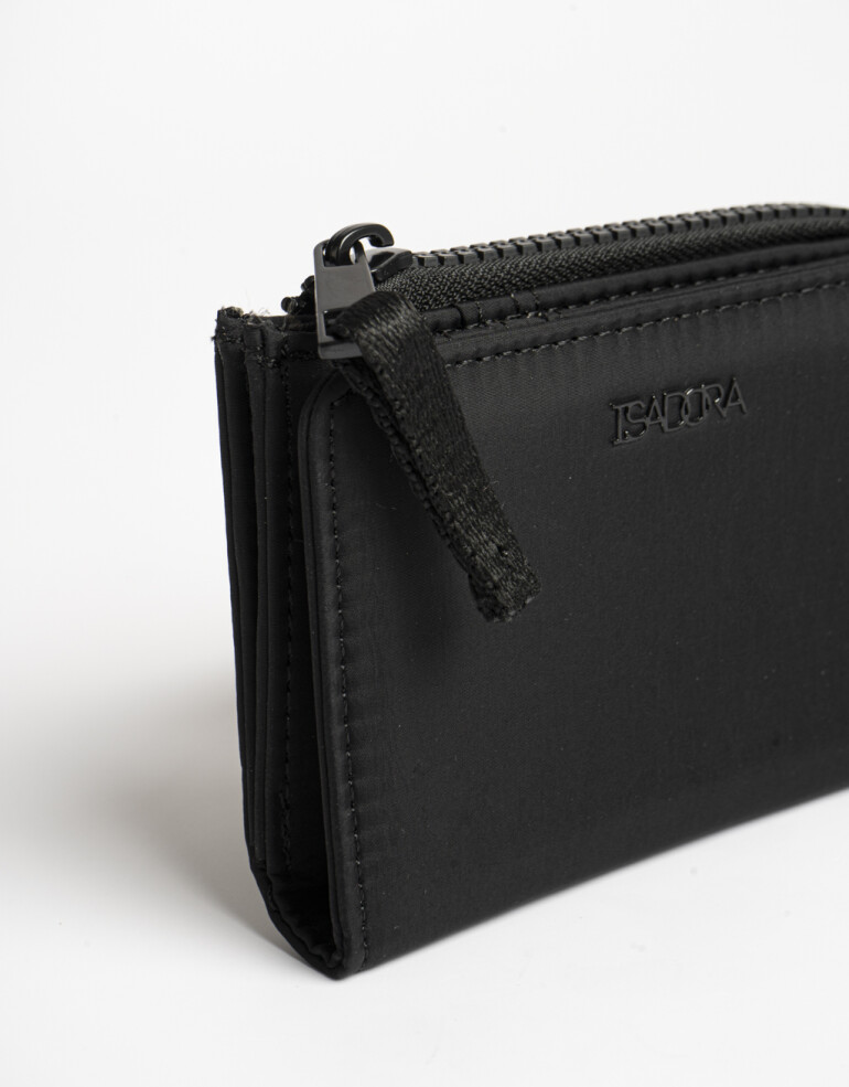 Billetera Nylon Billetera Material Reciclado Negro - Negro