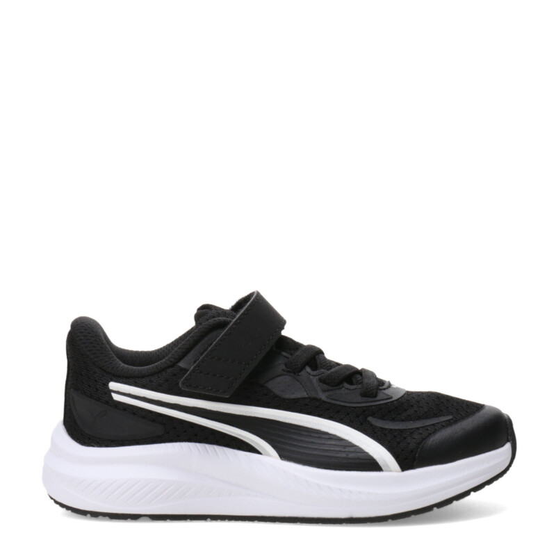Championes de Niños Puma Skyrocket 2 Ac+ Ps Negro - Blanco