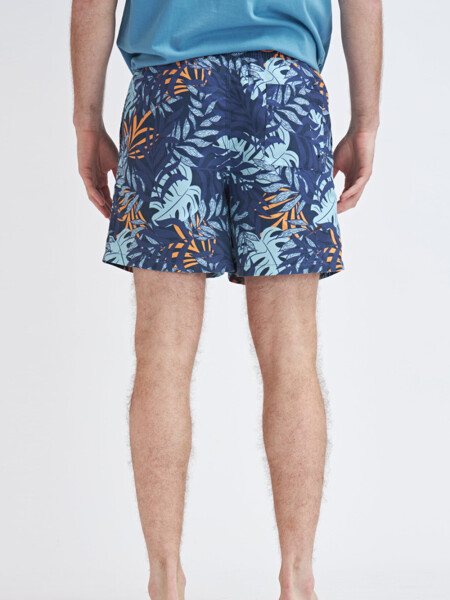 Short de baño Tropical Marino