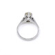 Anillo Antiguo En Oro 18K, Platino Y Brillante Anillo Antiguo En Oro 18K, Platino Y Brillante