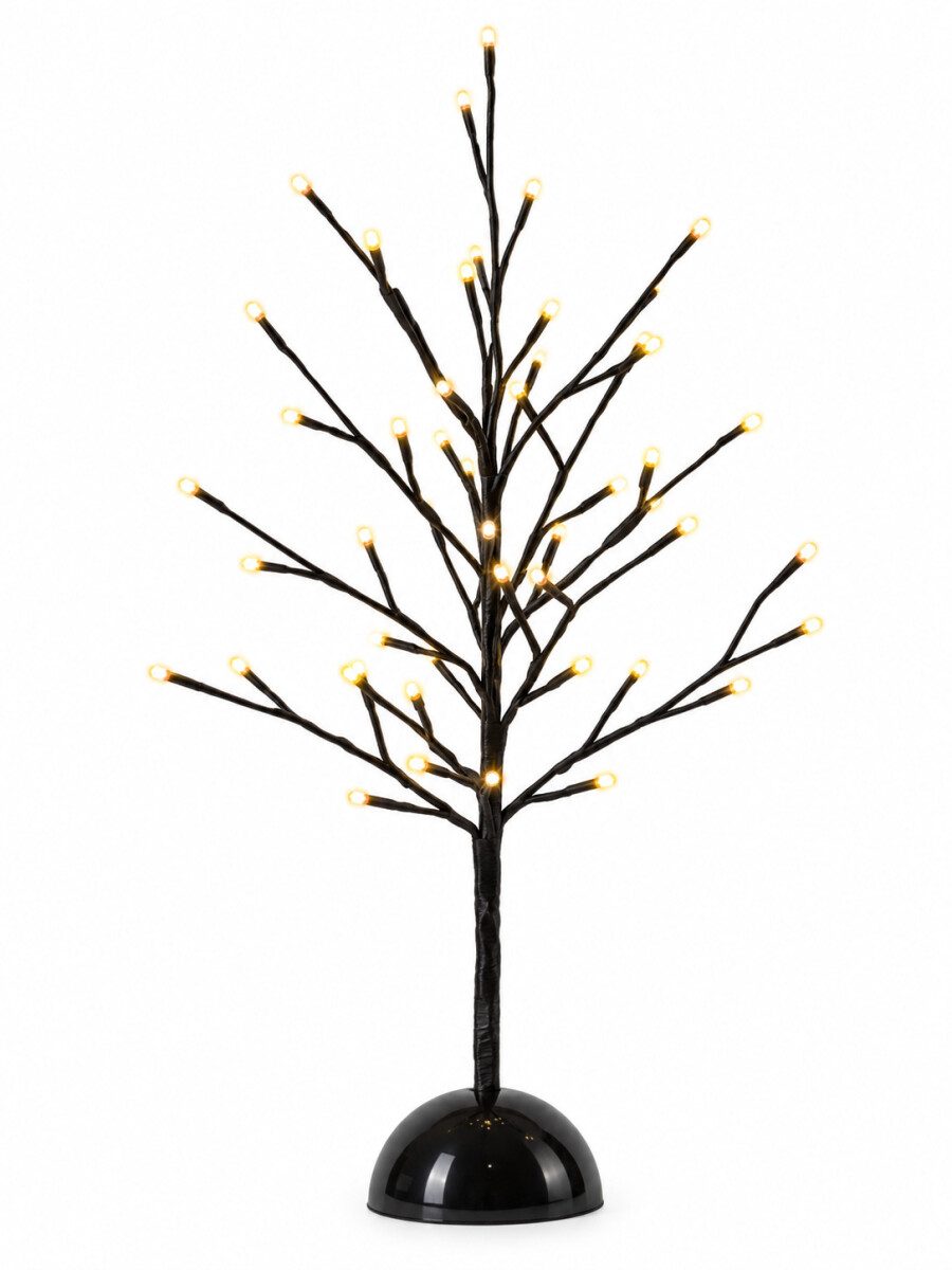 ARBOL MINIMALISTA CON LUCES LED - MARRON 