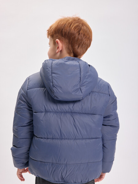 Campera abrigo capitoneada Azul Medio