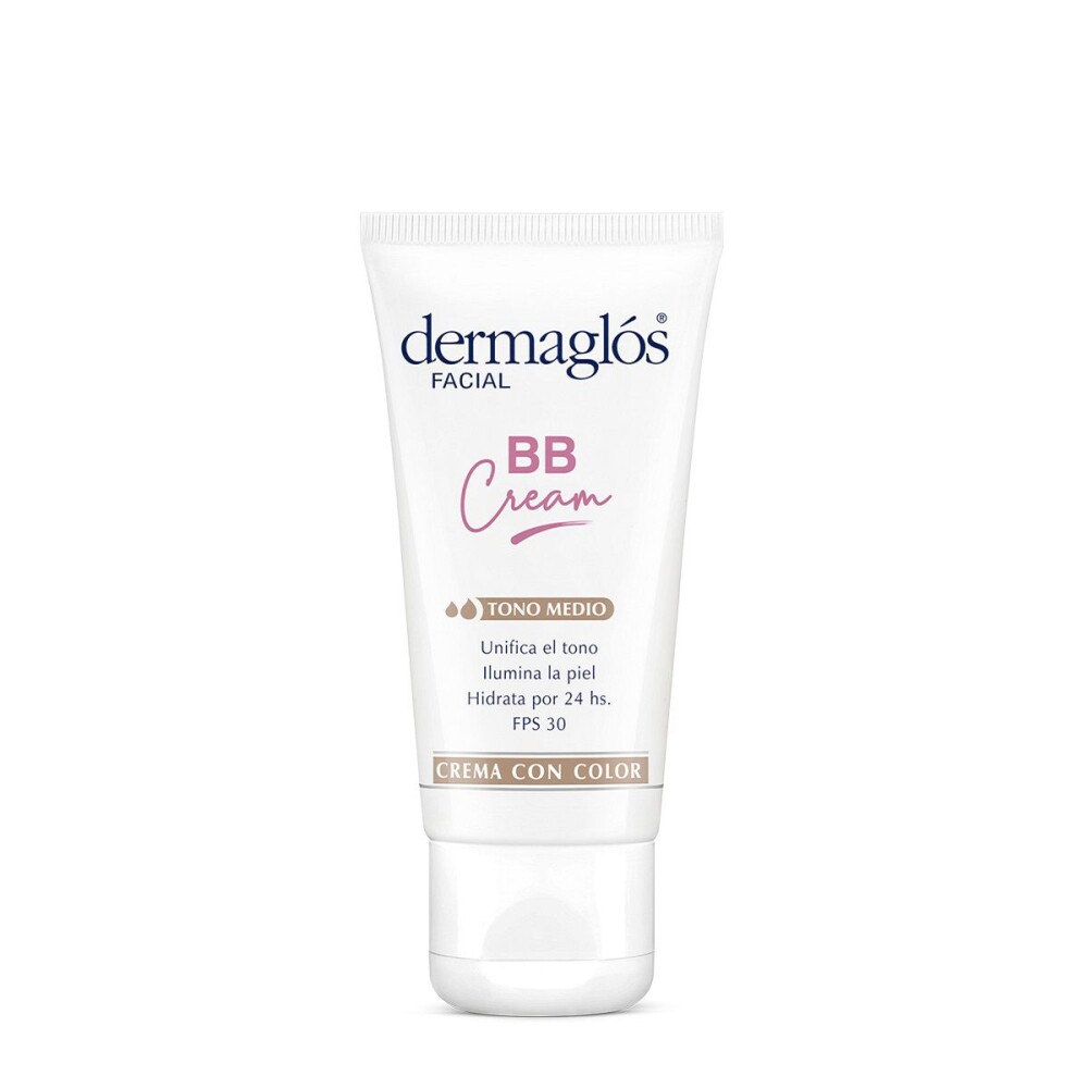 DERMAGLOS FAC BB CREAM TONO MEDIO POMO X única
