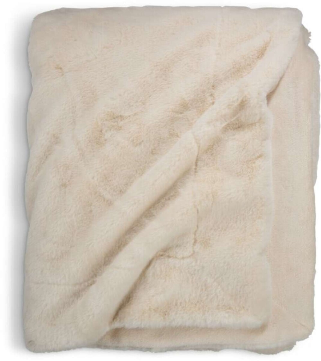 Manta throw KALKLOK 220x240 pelo beige - Beige 