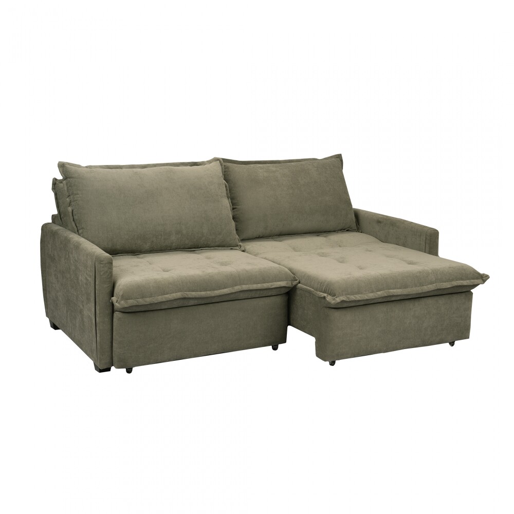 Sofá Cama Oliver 3 Cuerpos Verde