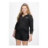 Short deportivo para niña Justice Negro