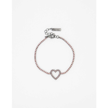 Pulsera Flexible Strass Fucsia Medio