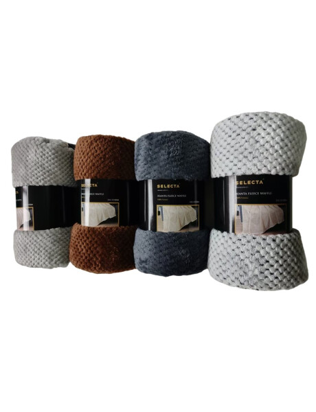 MANTA FLEECE WAFFLE 150x200CM SURTIDO MANTA FLEECE WAFFLE 150x200CM SURTIDO
