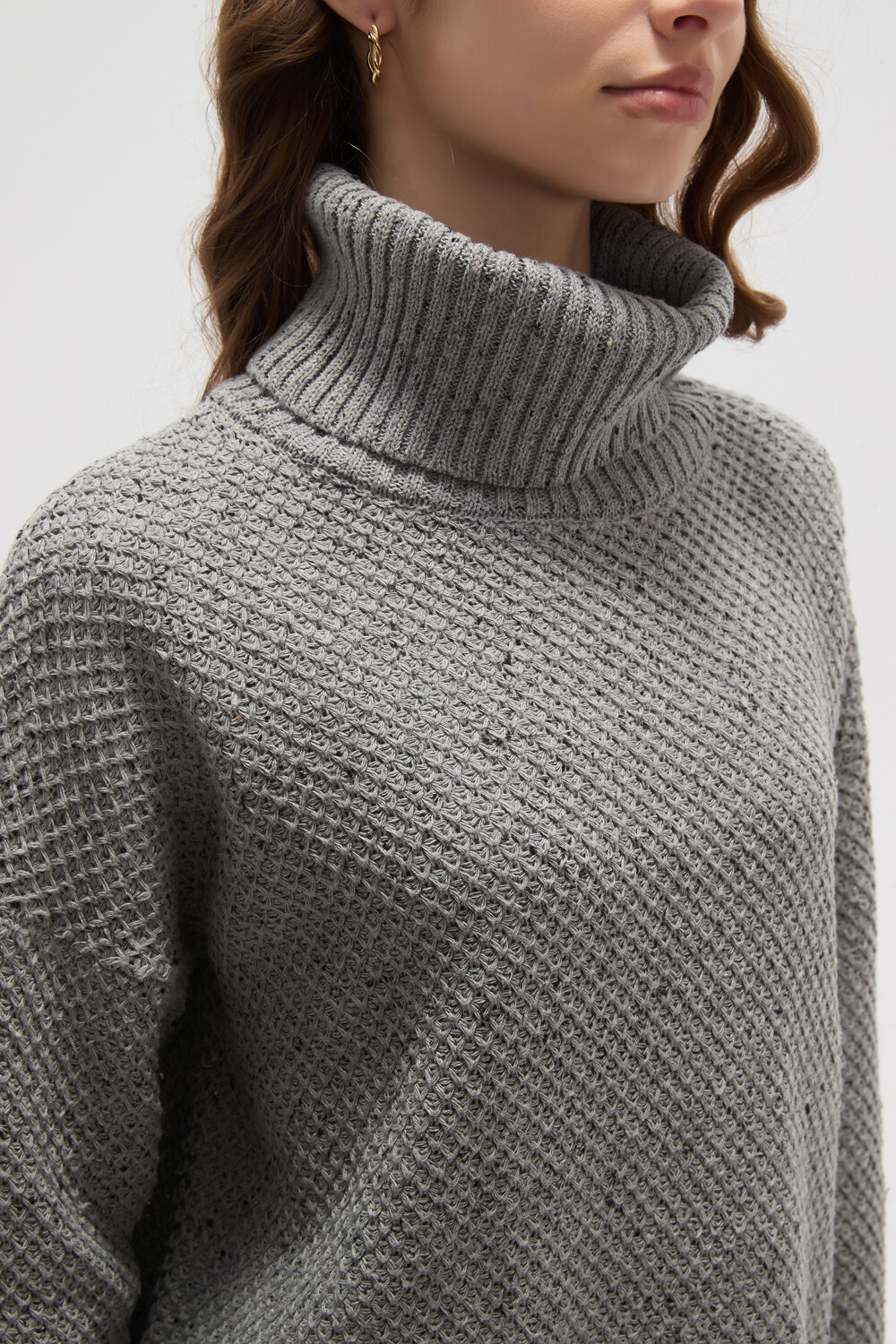 Polera Arsiega Gris Melange Medio