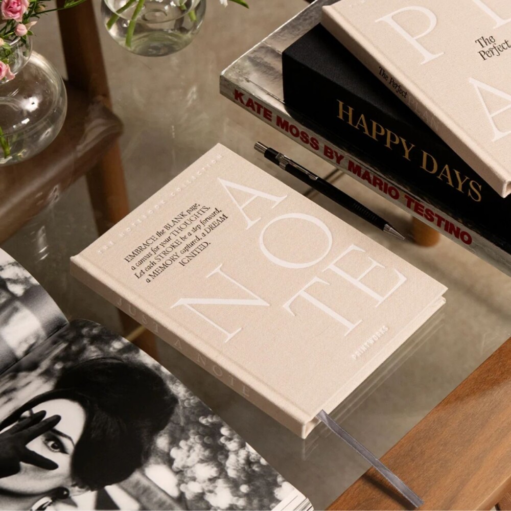 PRINTWORKS NOTEBOOK JUST A NOTE BEIGE PRINTWORKS NOTEBOOK JUST A NOTE BEIGE