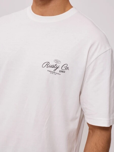 T-SHIRT RUSTY LYRAT BLANCO
