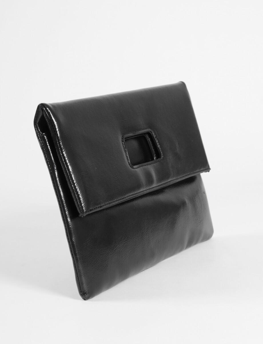 Sobre bandolera con correa removible - negro 