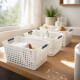 Set x3 Cesto calado M 31 x 21,5 x 17,5 cm BLANCO