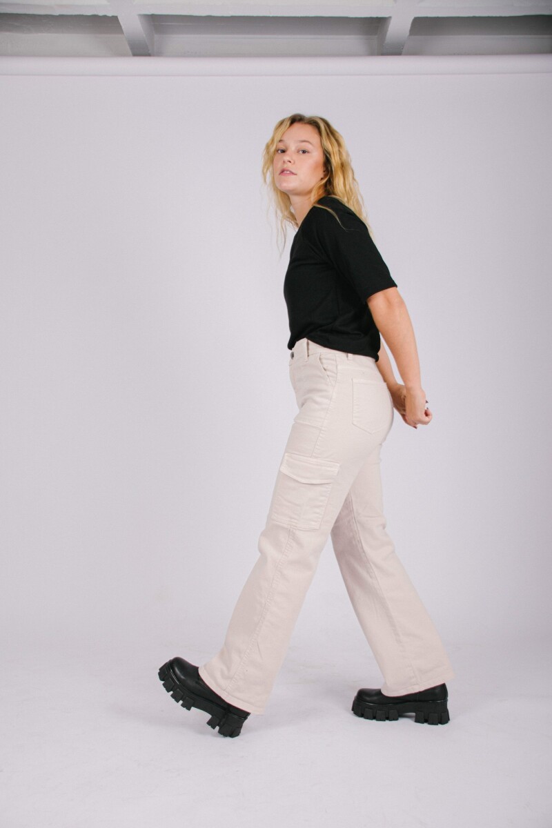 Jean Marine cargo Beige