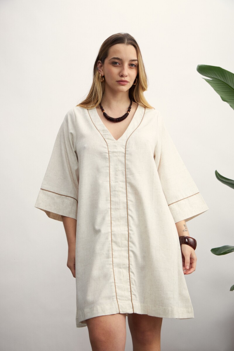 Vestido Vico - Beige 
