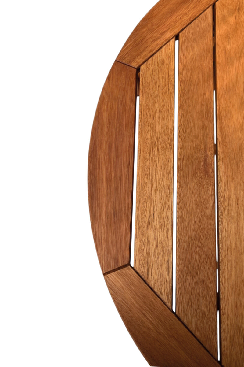 PLEGABLE MESA DE COMEDOR PLEGABLE DIAMETRO 100X83H JATOBA