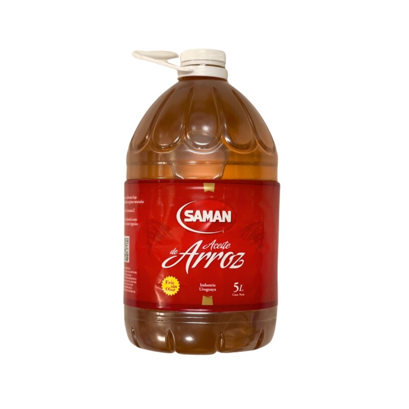 ACEITE DE ARROZ FRITADOR SAMAN 5LT Aceite De Arroz Fritador Saman 5lt