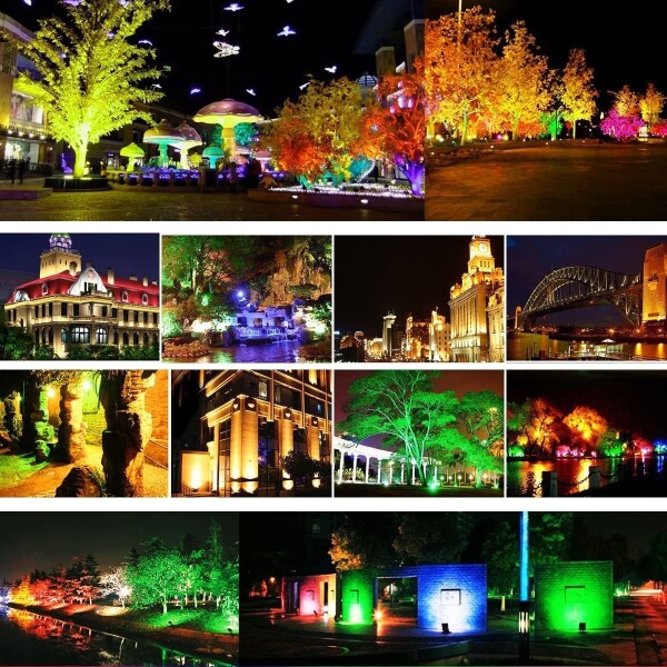 Reflector Foco Led 10w Rgb Ip65 16 Colores P Exterior Reflector Foco Led 10w Rgb Ip65 16 Colores P Exterior