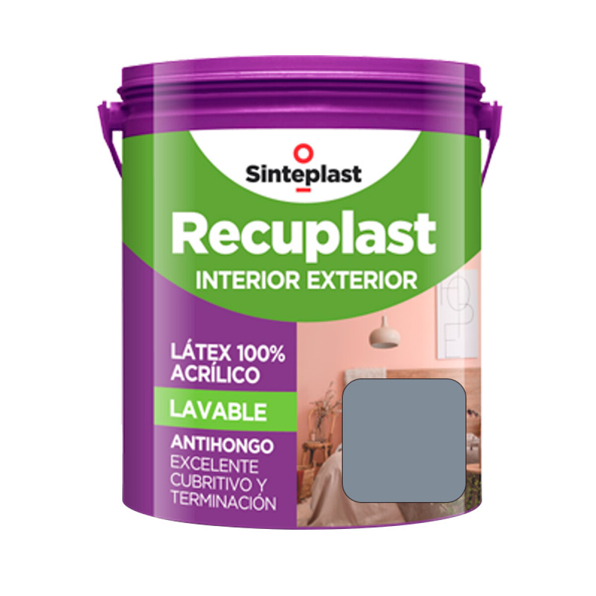 Recuplast Interior Exterior Acrilico Premium - Hielo 