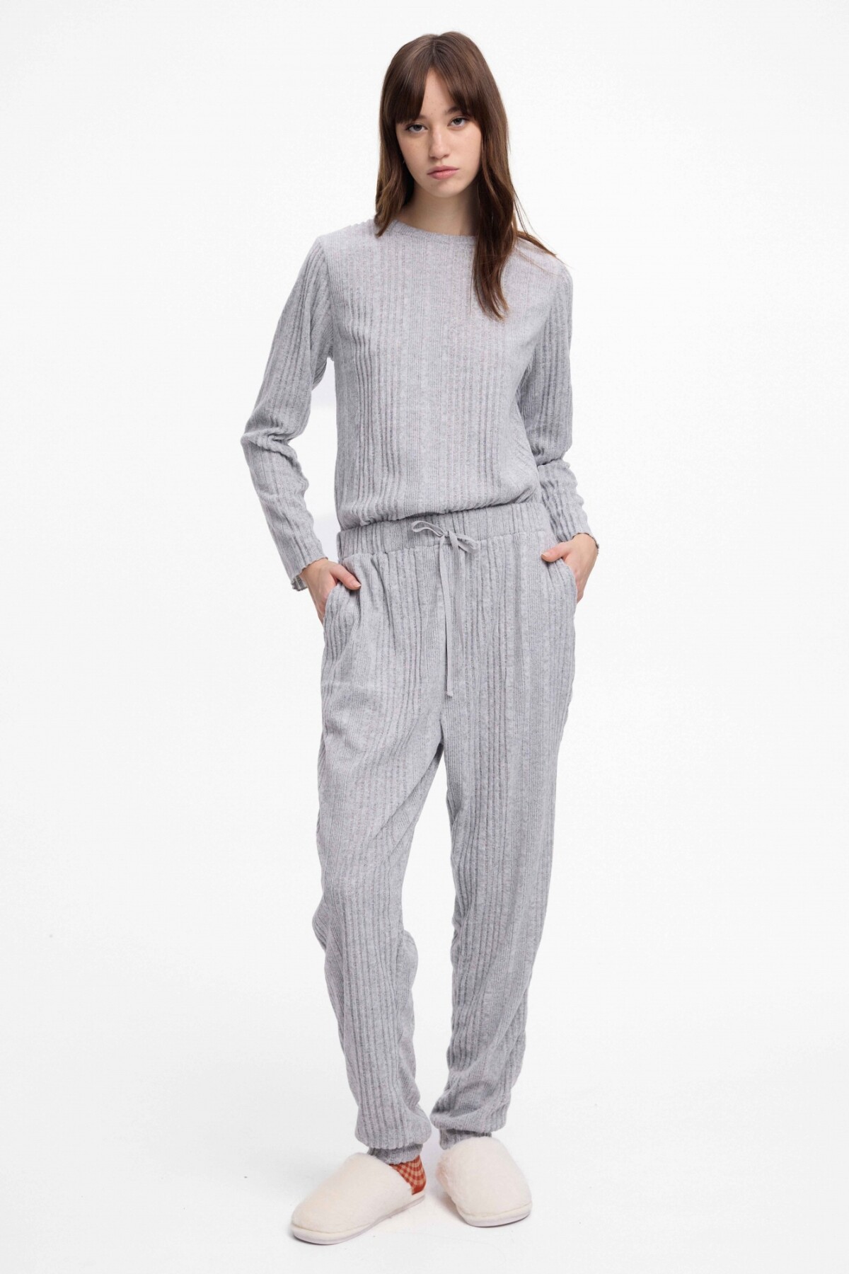 Top Ivana Gris Melange