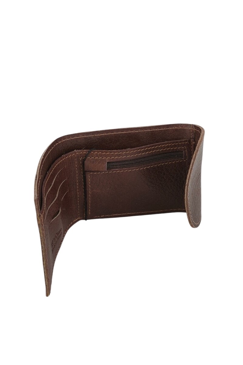 Billetera 100% cuero con solapa Billetera 100% cuero con solapa