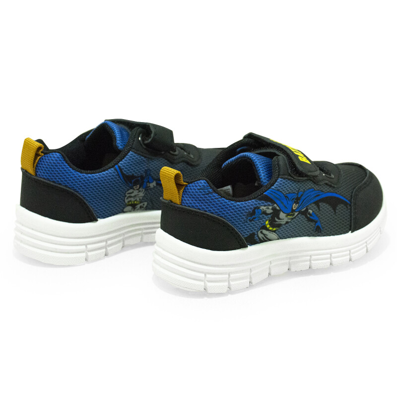 Championes Disney DC Batman c/Velcro de Niños - BATCFW25014 Negro-azul