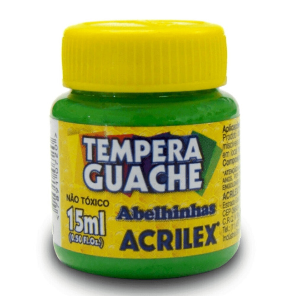 Témpera 510-15Ml.Verde H. Acrilex #Témpera Acrilex 2015-510-15Ml.Verde H.