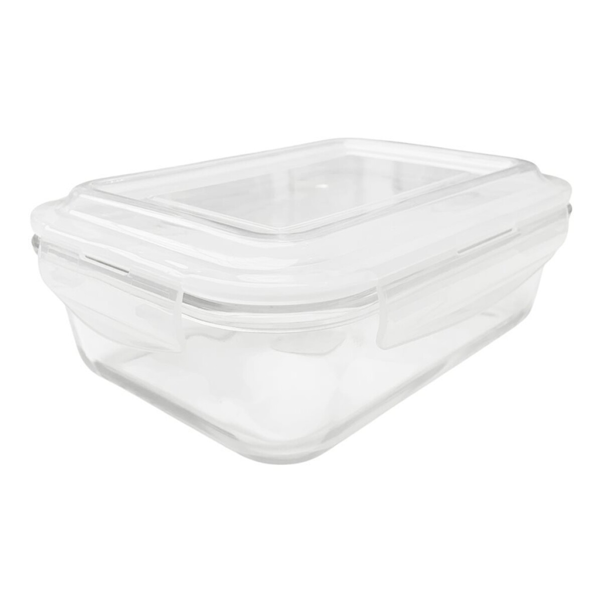 RECIPIENTE RECTANGULAR BOROSILICATO 1.40LT 22.5X17XH7.5CM 