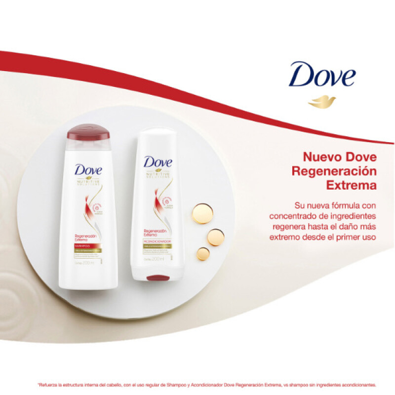 Acondicionador Dove Regeneración Extrema Superior 200 ml Acondicionador Dove Regeneración Extrema Superior 200 ml
