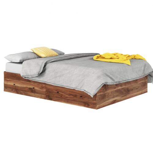 Conjunto Sommier Queen - Cama Sauder / Colchón Mannes Conjunto Sommier Queen - Cama Sauder / Colchón Mannes