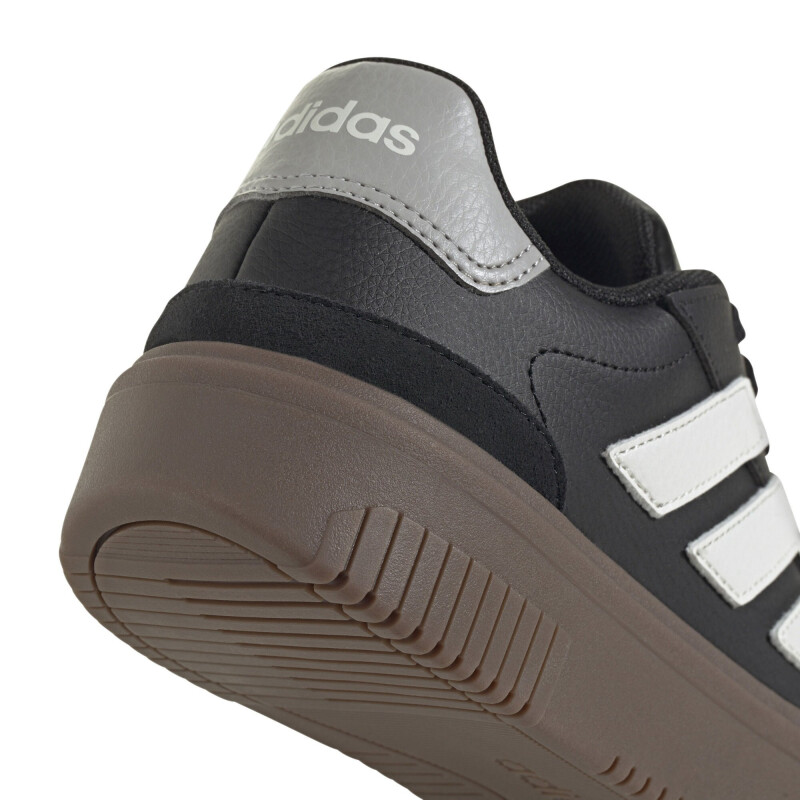 Championes de Mujer Adidas Court Block Bold Negro - Blanco - Gris