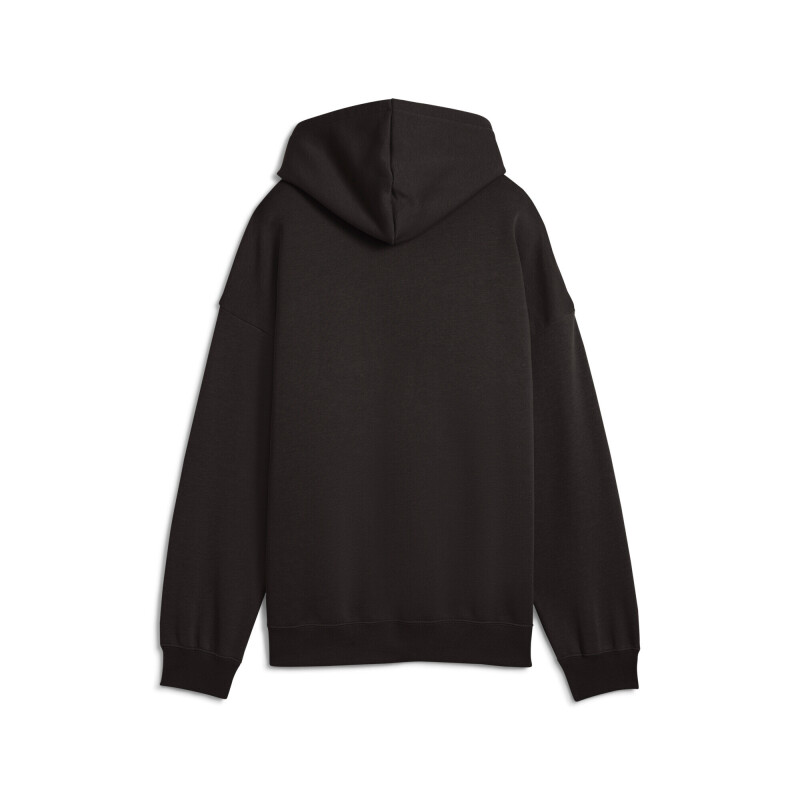 Abrigo Ess Oversized Hoodie Felpa de Mujer Negro