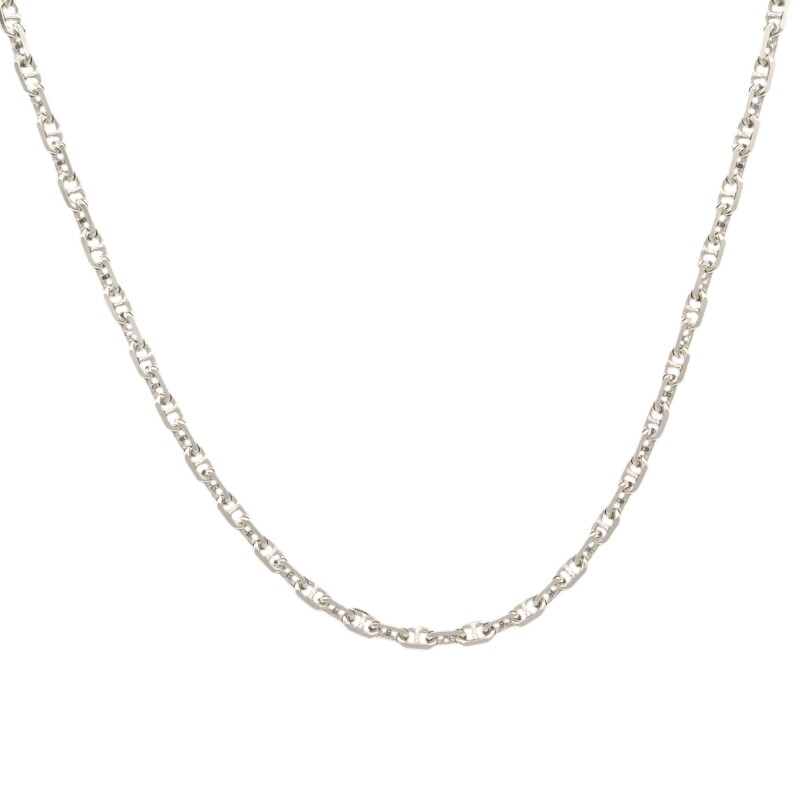 Cadena Force con barra-Plata 925-Sin Piedra-CD3115 sinpiedra