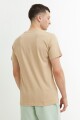 Remera cuello redondo BEIGE