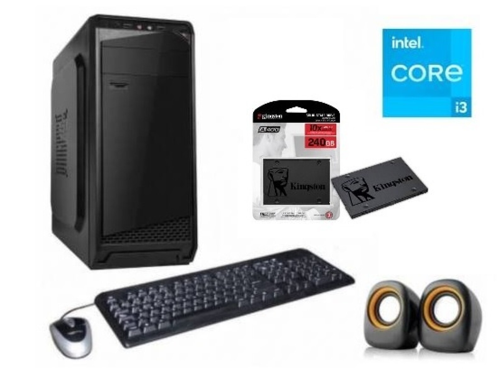 Equipo Nuevo Core I3 13100 + Disco Ssd de 240GB 