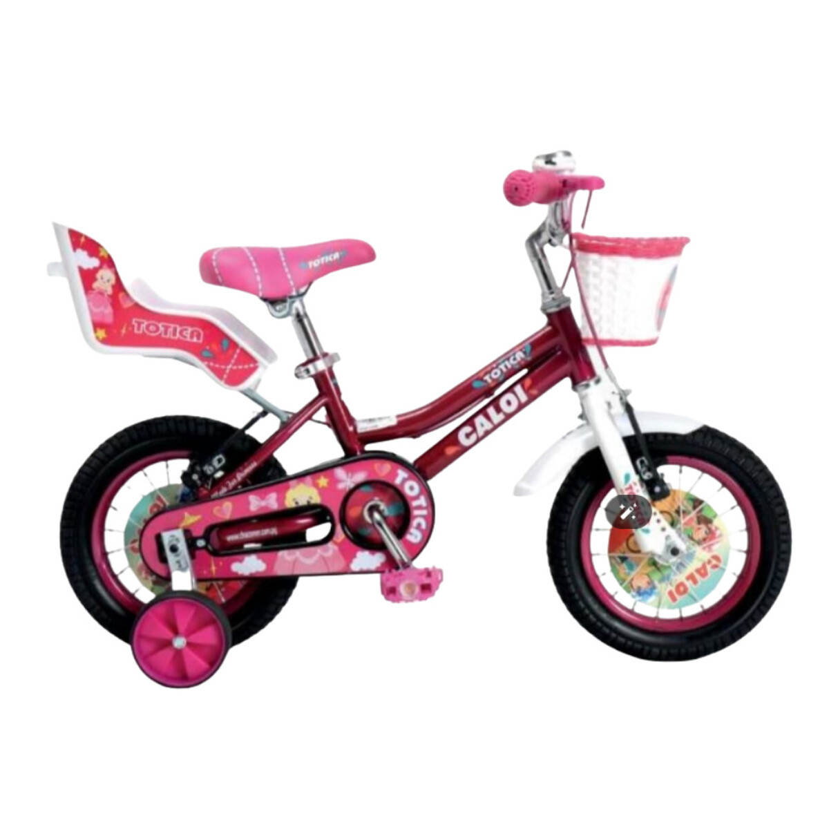 BICICLETA CALOI TOTICA 12" ROSA - Unica 