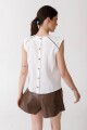 PRE VENTA BLUSA RUCU Blanco