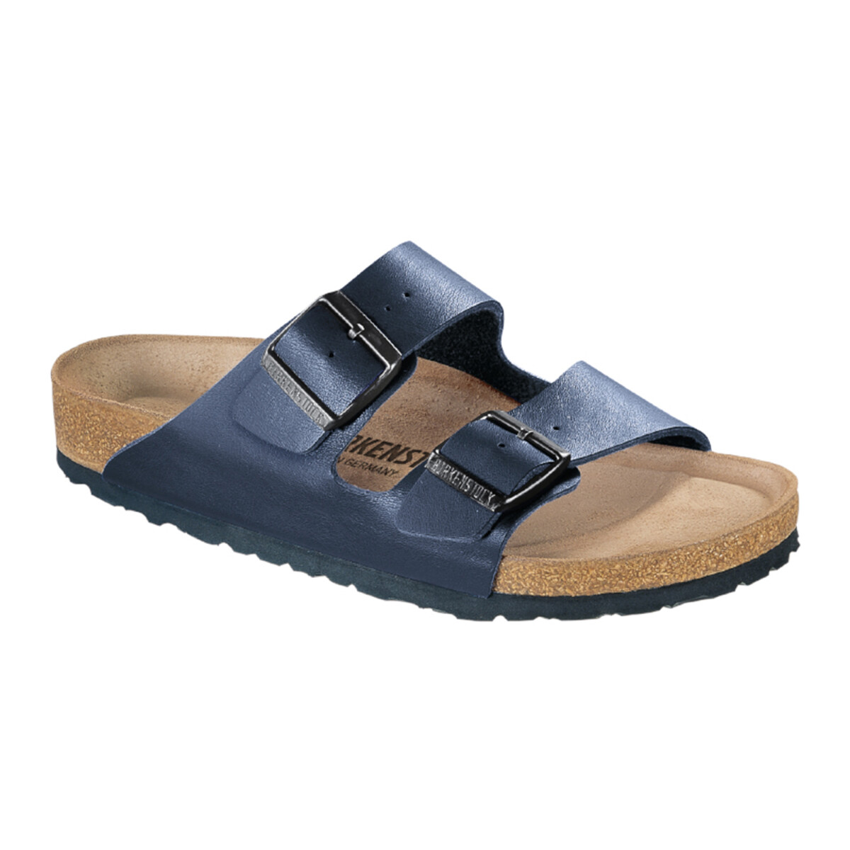 Sandalia Arizona Soft Footbed Birko-Flor - Regular - Azul 