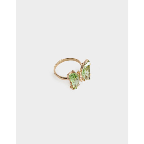 Anillo De Mariposa Dorado