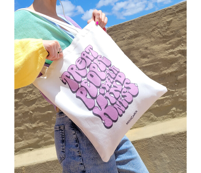 Tote bag estampada TREAT PEOPLE Multicolor