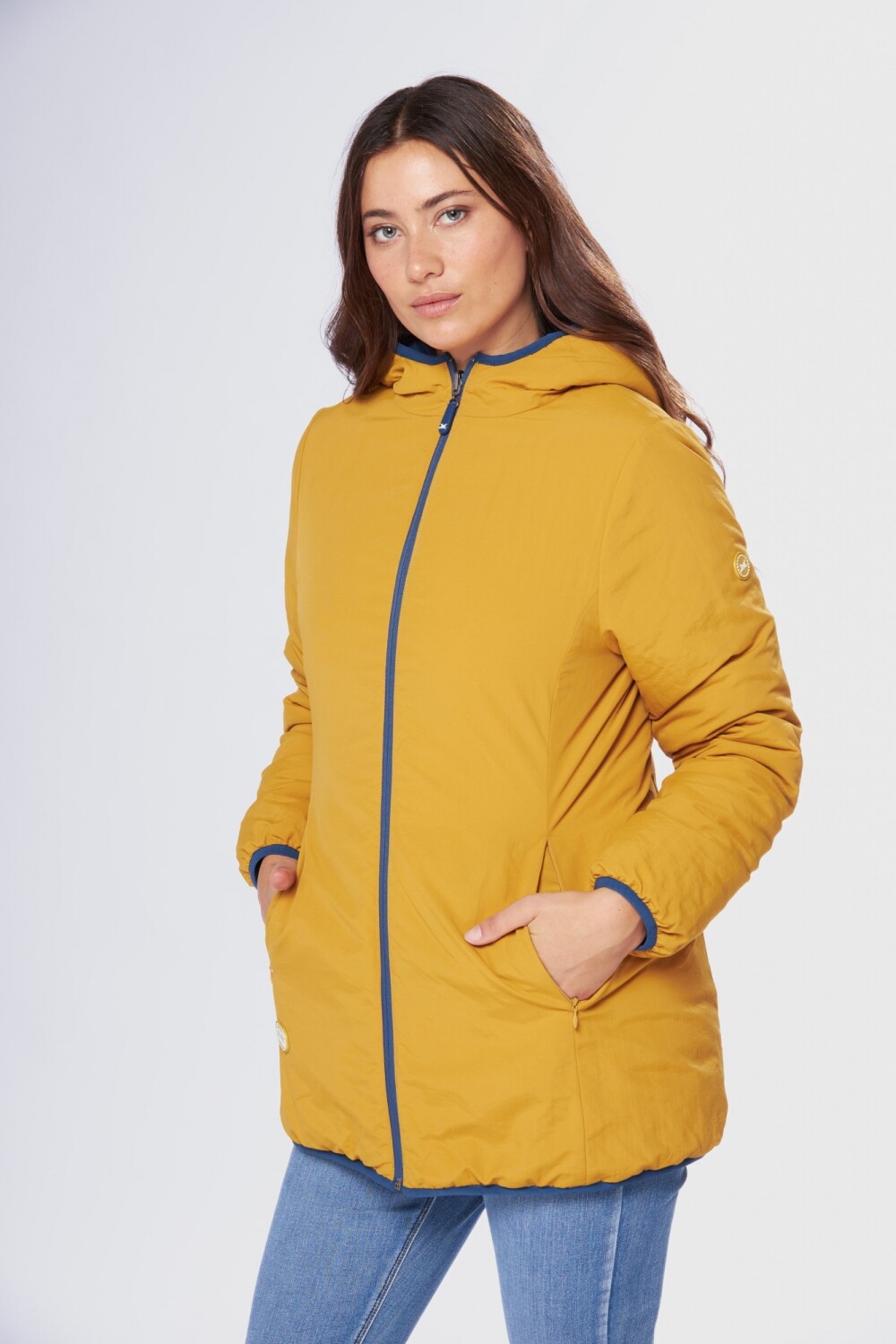 CAMPERA REVERSIBLE Azul