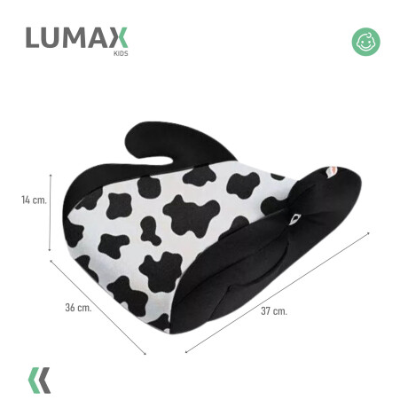 Booster Alzador de Seguridad Lumax Kids para Auto Blanco y Negro