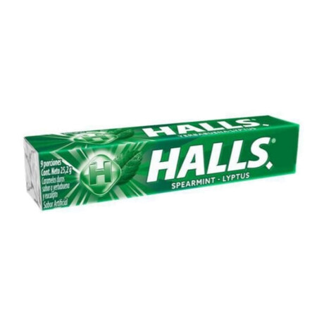 Pastillas HALLS X12 Unidades 25,2grs Yerbabuena